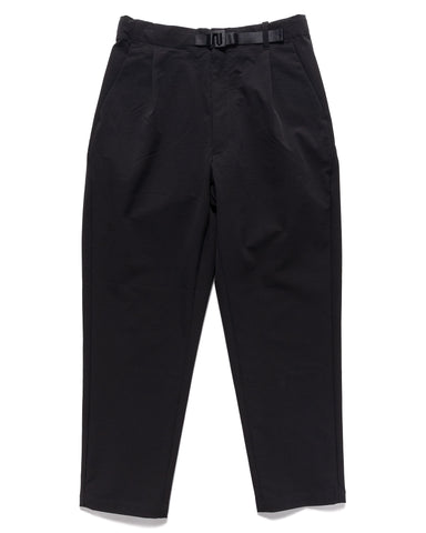 Goldwin One Tuck Tapered Stretch Pants Black, Bottoms