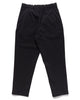 Goldwin One Tuck Tapered Stretch Pants Black, Bottoms