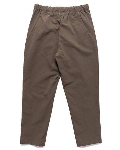 Goldwin One Tuck Tapered Stretch Pants Taupe Grey, Bottoms