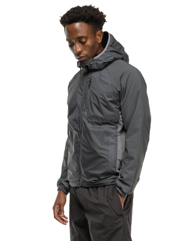 Goldwin PERTEX QUANTUM Breathable Hoodie Graphite Gray, Outerwear