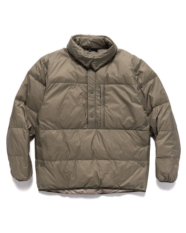 Goldwin PERTEX QUANTUM Mid Down Pullover Oak Green, Outerwear