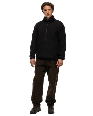 Goldwin POLARTEC Power Stretch Half Zip Pullover Black, Sweaters