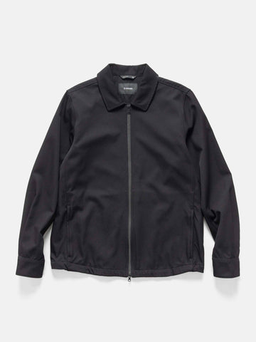 HAVEN Guide Shirt - Super 100 Wool Gabardine Black, Shirts