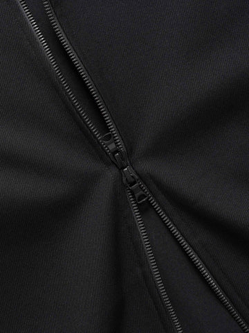 HAVEN Guide Shirt - Super 100 Wool Gabardine Black, Shirts