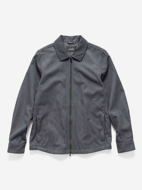 HAVEN Guide Shirt - Super 100 Wool Gabardine Charcoal, Shirts