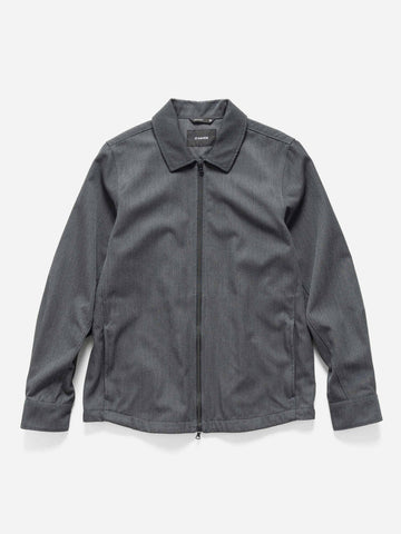 HAVEN Guide Shirt - Super 100 Wool Gabardine Charcoal, Shirts