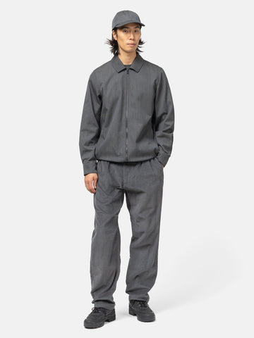 HAVEN Guide Shirt - Super 100 Wool Gabardine Charcoal, Shirts