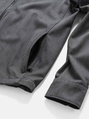 HAVEN Guide Shirt - Super 100 Wool Gabardine Charcoal, Shirts