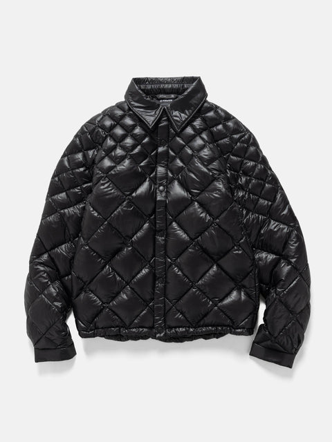HAVEN / NANGA Skyline Shirt Jacket - Nylon Ripstop / Goose Down Black, Down Jackets