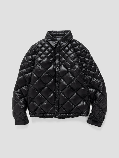 HAVEN / NANGA Skyline Shirt Jacket - Nylon Ripstop / Goose Down Black, Down Jackets