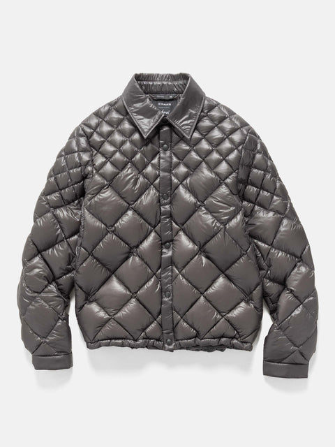 HAVEN / NANGA Skyline Shirt Jacket - Nylon Ripstop / Goose Down Grey, Down Jackets