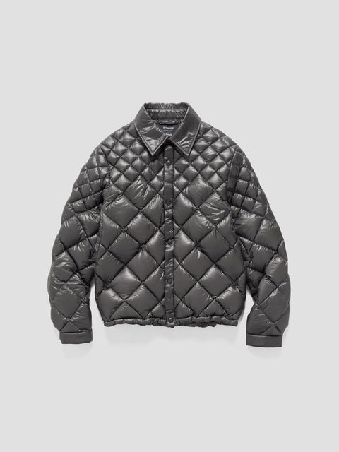 HAVEN / NANGA Skyline Shirt Jacket - Nylon Ripstop / Goose Down Grey, Down Jackets