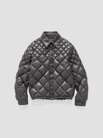 HAVEN / NANGA Skyline Shirt Jacket - Nylon Ripstop / Goose Down Grey, Down Jackets