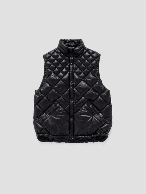 HAVEN / NANGA Skyline Vest - Nylon Ripstop / Goose Down Black, Vests