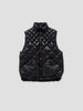 HAVEN / NANGA Skyline Vest - Nylon Ripstop / Goose Down Black, Vests