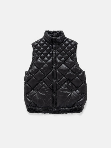HAVEN / NANGA Skyline Vest - Nylon Ripstop / Goose Down Black, Vests