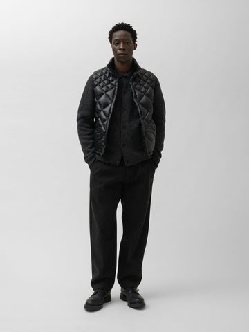 HAVEN / NANGA Skyline Vest - Nylon Ripstop / Goose Down Black, Vests
