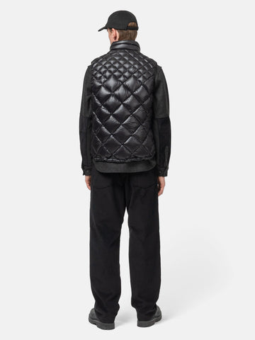 HAVEN / NANGA Skyline Vest - Nylon Ripstop / Goose Down Black, Vests