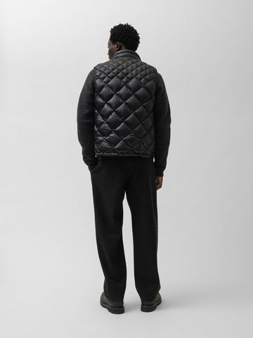HAVEN / NANGA Skyline Vest - Nylon Ripstop / Goose Down Black, Vests