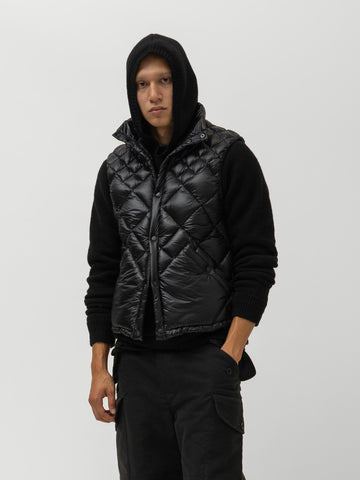 HAVEN / NANGA Skyline Vest - Nylon Ripstop / Goose Down Black, Vests