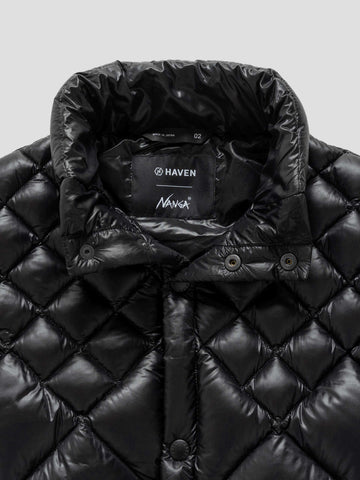 HAVEN / NANGA Skyline Vest - Nylon Ripstop / Goose Down Black, Vests