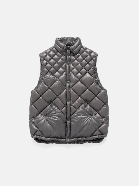 HAVEN / NANGA Skyline Vest - Nylon Ripstop / Goose Down Grey, Vests