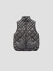 HAVEN / NANGA Skyline Vest - Nylon Ripstop / Goose Down Grey, Vests