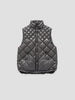 HAVEN / NANGA Skyline Vest - Nylon Ripstop / Goose Down Grey, Vests