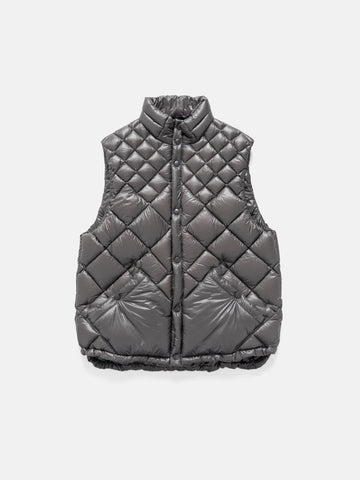 HAVEN / NANGA Skyline Vest - Nylon Ripstop / Goose Down Grey, Vests