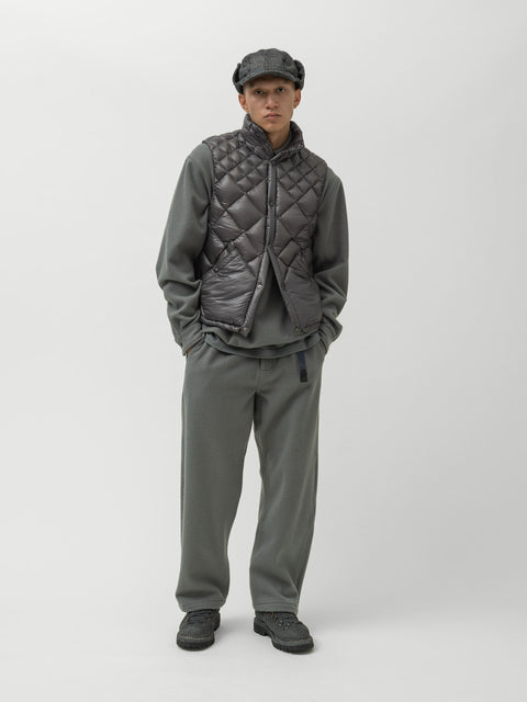 HAVEN / NANGA Skyline Vest - Nylon Ripstop / Goose Down Grey, Vests