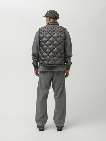 HAVEN / NANGA Skyline Vest - Nylon Ripstop / Goose Down Grey, Vests