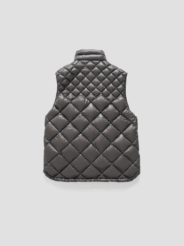 HAVEN / NANGA Skyline Vest - Nylon Ripstop / Goose Down Grey, Vests