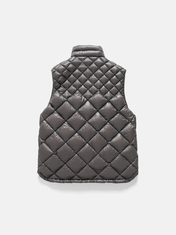 HAVEN / NANGA Skyline Vest - Nylon Ripstop / Goose Down Grey, Vests