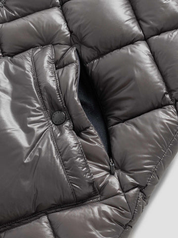HAVEN / NANGA Skyline Vest - Nylon Ripstop / Goose Down Grey, Vests