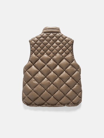 HAVEN / NANGA Skyline Vest - Nylon Ripstop / Goose Down Mocha, Vests