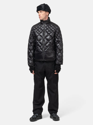 HAVEN / NANGA Skyline Zip Jacket - Nylon Ripstop / Goose Down Black, Down Jackets