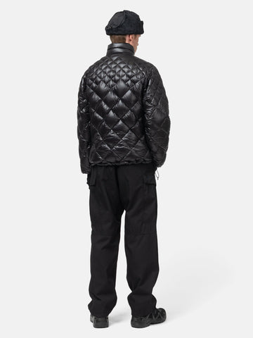 HAVEN / NANGA Skyline Zip Jacket - Nylon Ripstop / Goose Down Black, Down Jackets