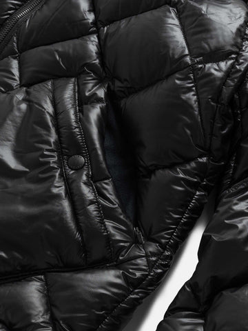 HAVEN / NANGA Skyline Zip Jacket - Nylon Ripstop / Goose Down Black, Down Jackets