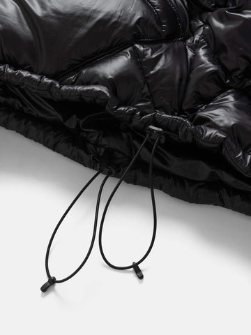 HAVEN / NANGA Skyline Zip Jacket - Nylon Ripstop / Goose Down Black, Down Jackets