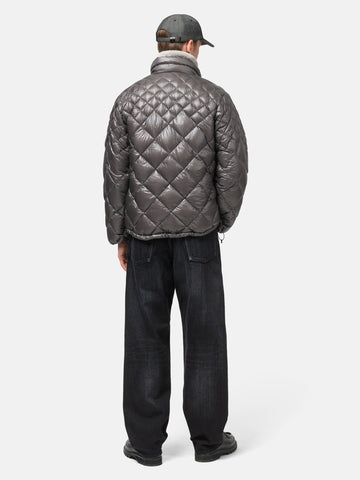 HAVEN / NANGA Skyline Zip Jacket - Nylon Ripstop / Goose Down Grey, Down Jackets