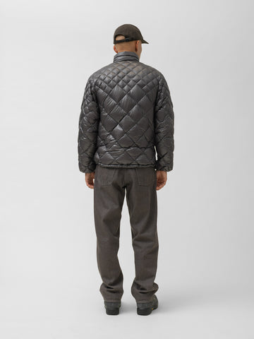 HAVEN / NANGA Skyline Zip Jacket - Nylon Ripstop / Goose Down Grey, Down Jackets