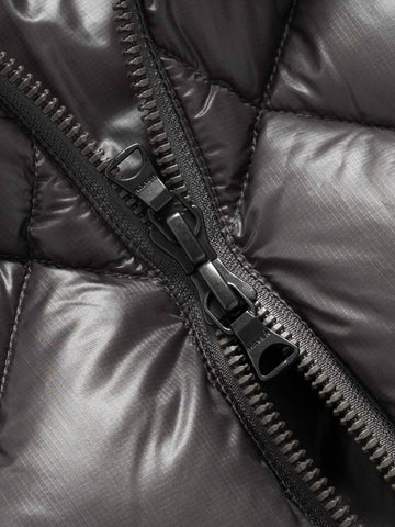 HAVEN / NANGA Skyline Zip Jacket - Nylon Ripstop / Goose Down Grey, Down Jackets