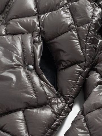 HAVEN / NANGA Skyline Zip Jacket - Nylon Ripstop / Goose Down Grey, Down Jackets