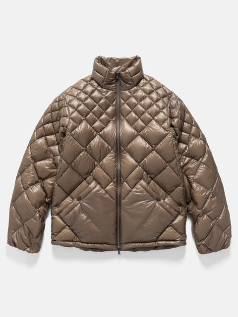 HAVEN / NANGA Skyline Zip Jacket - Nylon Ripstop / Goose Down Mocha, Down Jackets