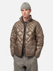 HAVEN / NANGA Skyline Zip Jacket - Nylon Ripstop / Goose Down Mocha, Down Jackets