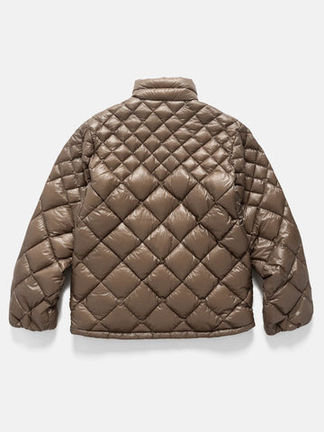 HAVEN / NANGA Skyline Zip Jacket - Nylon Ripstop / Goose Down Mocha, Down Jackets