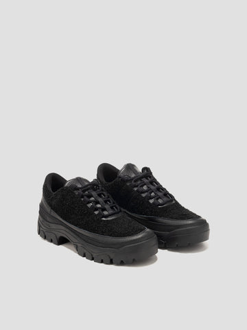 HAVEN / TARVAS Easy Hiker Hairy Suede Black, Shoes
