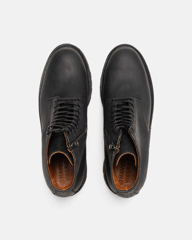 HAVEN / Viberg Service Boot - Waxy Commander Black, Boots