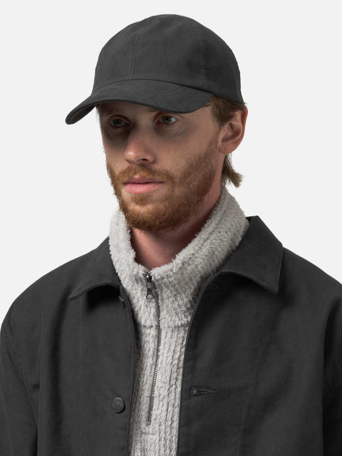 HAVEN Field Cap - Organic Cotton Moleskin Charcoal, Caps
