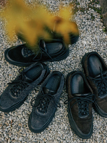 HAVEN / TARVAS Easy Hiker Hairy Suede Black, Shoes